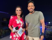 كواليس حفل هيفاء وهبى ومحمد حماقى فى برنامج "صباح الخير يا مصر".. صور