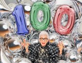 "إيريس أبفيل" أكبر عارضة أزياء فى العالم تحتفل ببلوغ عامها الـ100 .. صور