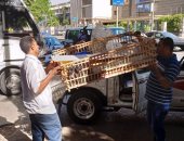 حملات لرفع الإشغالات بمدينة نصر والمرج شرق القاهرة