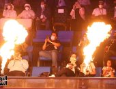 ألعاب نارية فى حفل افتتاح بطولة العالم للدراجات 