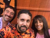 دينا الشربيني وهشام ماجد وأبطال فيلم "حامل اللقب" يودعون البلاتوه 