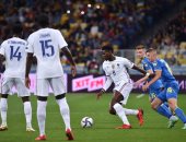 منتخب فرنسا يسجل رقما سلبيا بعد استقباله هدفا أمام أوكرانيا فى الشوط الأول