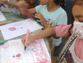 أنشطة فنون وورش رسم للأطفال فى الحديقة الثقافية.. صور