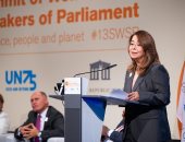 غادة والى بافتتاحية قمة رئيسات البرلمان العالمية: مصر نموذج فى تمكين المرأة