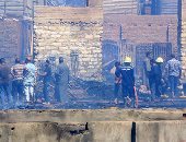 شهود عيان بحريق الشرابية: "سمعنا صوت استغاثة العاملين وفوجئنا بقوة النيران"