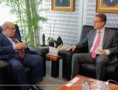 مدير مكتبة الإسكندرية يستقبل السفير الألمانى بالقاهرة
