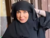 بعد ظهورها بالحجاب .. الراقصة دينا ترتدى النقاب لهذا السبب .. فيديو وصور 