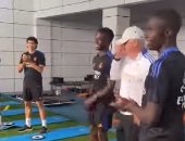 الظهور الأول لـ كامافينجا فى تدريبات ريال مدريد بعد انضمامه للملكى