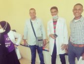 الكشف على 369 حالة فى قافلة طبية بقرية حاجر دنفيق ضمن "حياة كريمة" بقنا