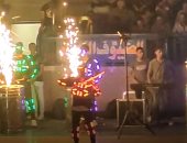 عروض بألعاب نارية.. شاهد احتفالات الشرقية بعيدها القومى الـ140.. فيديو