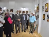 افتتاح 3 معارض فنية لطلاب "التربية النوعية" بجامعة كفر الشيخ.. صور