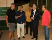 محافظ جنوب سيناء يتفقد أعمال تطوير مجمع سوهو الدولى للتنس بشرم الشيخ