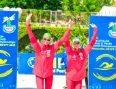 مصر تتصدر منافسات السباحة لتتابع الفرق للشابات ببطولة العالم للخماسى الحديث 