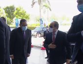 الرئيس السيسى يصل العاصمة الإدارية للمشاركة فى إطلاق تقرير التنمية البشرية