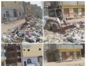 محافظة الجيزة ترفع 121 ألف طن مخلفات وقمامة خلال أسبوعين