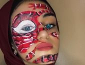 "روان" تطور موهبتى في الرسم بالماكياج وألوان الميه