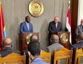 تأكيد مصرى كونغولى على ضرورة استئناف مفاوضات سد النهضة وفق جدول زمنى محدد وضمانات كافية.. وزير الخارجية يؤكد تطلع مصر لتلقى الدعوات بأقرب فرصة لتفعيل المسار التفاوضى وضرورة توافر الإرادة السياسية للتوصل لاتفاق 