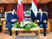 الرئيس السيسى يبحث مع ملك البحرين تطورات سد النهضة بعد بيان مجلس الأمن