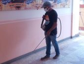  تطهير وتعقيم المدارس قبل بداية العام الدراسى الجديد بدمياط ..صور