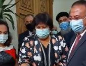 افتتاح معرض الكتاب السنوى بالكنيسة المرقسية فى الإسكندرية بحضور وزيرة الثقافة ..فيديو