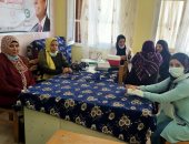 أهالى كفر صقر يتوافدون على مركز الشباب لتلقى لقاح كورونا بالشرقية.. لايف