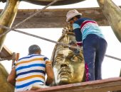 النحات عصام درويش: تمثال مدخل قناة السويس يعبر عن المنجز المصرى عبر العصور