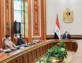الرئيس السيسي يتابع الموقف التنفيذى لعدد من المنشآت بالعاصمة الإدارية الجديدة