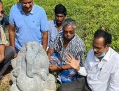 اكتشاف تمثال هندوسى عمره 800 عام فى قرية بجنوب شرق الهند.. اعرف التفاصيل 