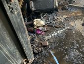 زوجة شريف منير تكشف حجم الدمار فى منزلها بفيديو بعد الحريق: "قدر ولطف"