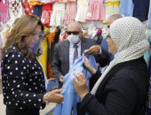 محافظ دمياط تفتتح منفذ بيع منتجات التعليم الفنى بمدرسة دمياط الفنية بنات