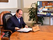 الرئيس السيسي: نجاحنا فى تحقيق أهداف التنمية المستدامة يكتسب اليوم أهمية متزايدة