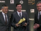 ليفاندوفيسكي يتسلم جائزة الحذاء الذهبى 2021.. صور 