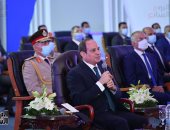 الرئيس السيسى عن الاهتمام بشبكات الطرق: نضع أسسا حقيقية للتنمية فى مصر