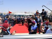 الرئيس السيسى يشهد افتتاح مشروعات قومية لتنمية شبه جزيرة سيناء.. ألبوم صور