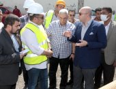 محافظ بنى سويف يوجه بحصر النقاط المعرضة لتجمع مياه الأمطار 