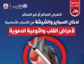 الصحة: التعرض لدخان السجائر والشيشة يصيب بأمراض القلب والأوعية الدموية