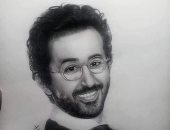 باسم يشارك صحافة المواطن لوحاته الفنية للتعبير عن موهبته