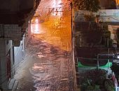 الأمطار تغرق شوارع العريش وظهور برك مياه في الشوارع.. صور