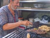 أحلى لحمة مشوية من إيد عم خالد فى طنطا.. النية الصافية سر الطعم الحلو