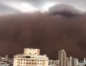 عاصفة رملية مرعبة تجتاح سماء ساو باولو البرازيلية.. فيديو وصور