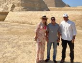 نائب الرئيس البرازيلى يزور الأهرامات وأبو الهول