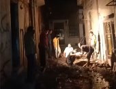 بث مباشر .. تصدع أحد المنازل فى بنى سويف وإخلاء 4 أسر