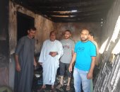 مصرع طفل وسيدة وإصابة 9 آخرين فى حريق ضخم بكفر الشيخ.. فيديو