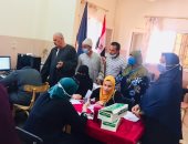 شباب كفر الشيخ والمجلس القومى للمرأة والصحة يستقبلون راغبى تلقى لقاح كورونا