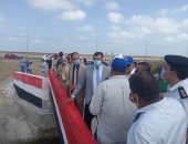 نائب وزير الرى ومعاون محافظ كفر الشيخ يتفقدان تبطين الترع بمطوبس.. صور