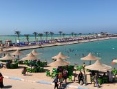 الغردقة تودع المصطافين وإقبال ضعيف على الشواطئ مع حلول الخريف.. لايف وصور 