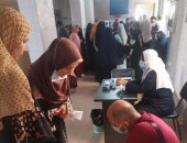 حياة كريمة بالغربية.. عيادات متنقلة للقاح كورونا بقوافل طبية بمحلة حسن