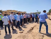 وزيرا الآثار والتنمية المحلية يتفقدان تطوير ساحة معابد الكرنك قبل حفل طريق الكباش