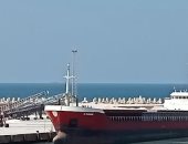 تصدير 3400 طن ملح إلى لبنان عبر ميناء العريش تصدير 3400 طن ملح إلى لبنان عبر ميناء العريش