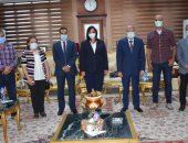 محافظ المنيا يستقبل نائب وزير السياحة لمتابعة تطوير مسار العائلة المقدسة